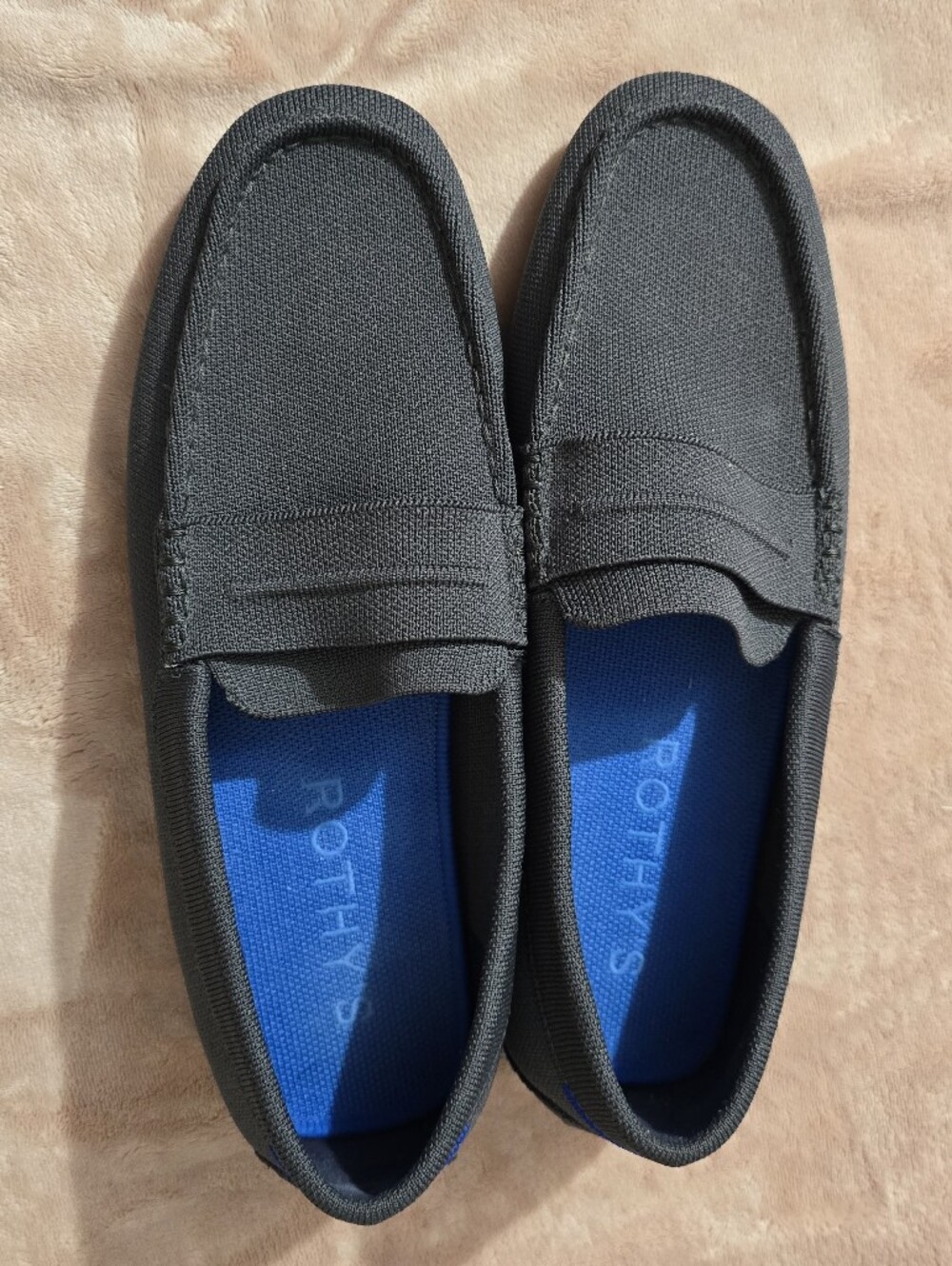 Rothy's The Driving Loafer Men's 11 Slip-On Shoe Graphite Grey Machine Washable